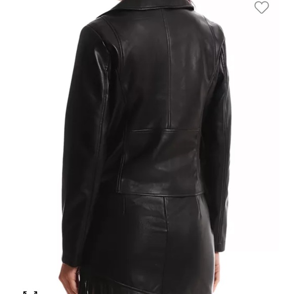 Bagatelle Faux Leather Biker Jacket - Picture 2 of 9